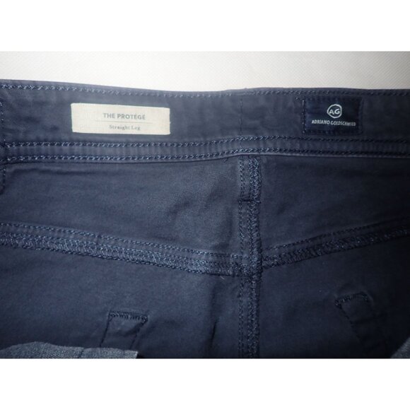 AG Adriano Goldschmied "The Protege" Mens Straight Leg Jeans Size 34 Dark Blue - Picture 2 of 5
